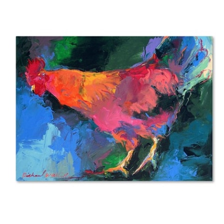 Richard Wallich 'Art Chicken' Canvas Art,24x32